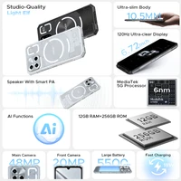 World Premiere DOOGEE Blade GT Rugged Phone 6.72'' FHD+ 120Hz LED Light Effect 12GB RAM 256GB ROM 5500mAh Battery Android 14 2