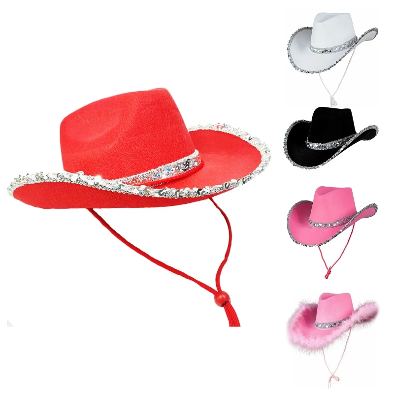 Cowboy Hats Cowgirl Hats Cowboy Hat Women Bachelorette Party western Cowboy Hats Party Props Cowgirl Cosplay For Women Birthday Sombreros Hats