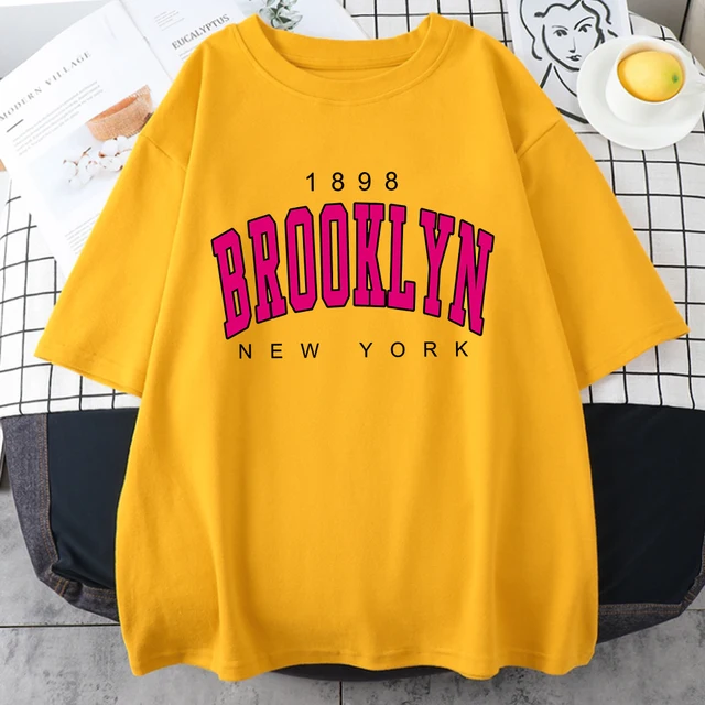 BROOKLYN Tシャツ 緑色 半袖 Se168bba2576d4fd680e2696d9b99c