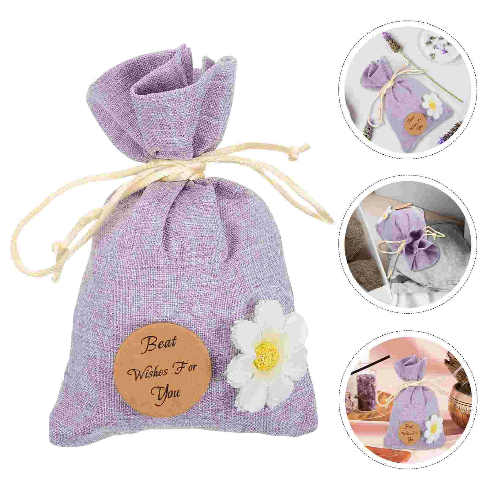 10 Pcs Lavender Sachet Bags Empty Breathing Packing Small Gift Home Fragrance Decorative Car Bags Household Merchandises Spice