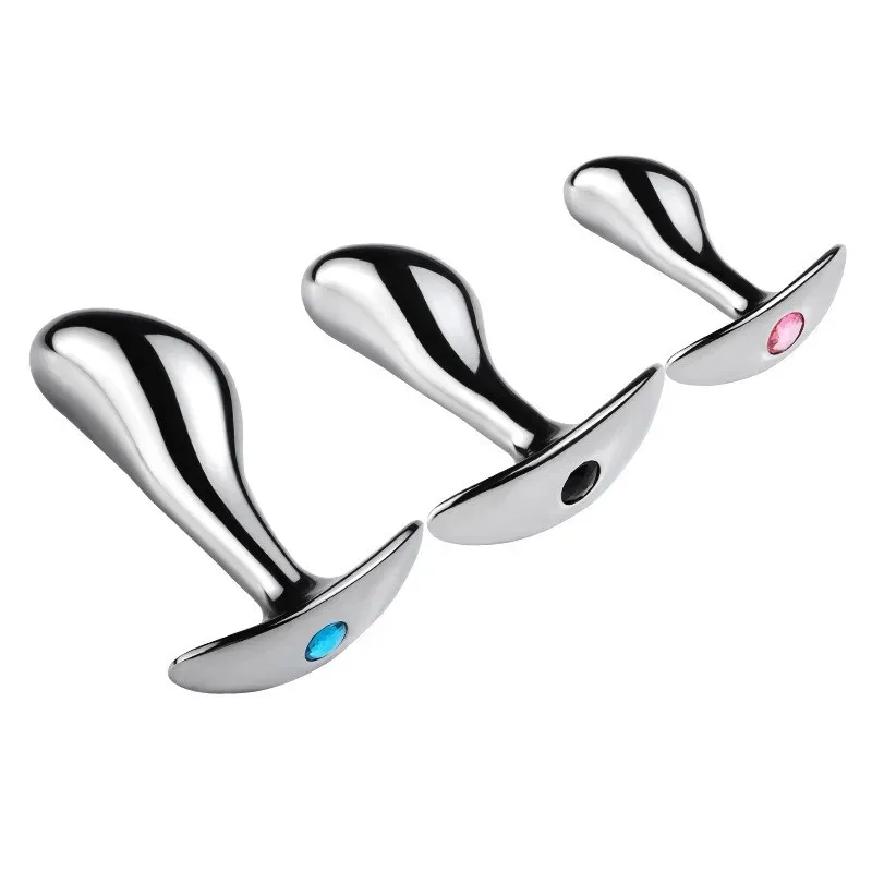 Metal Prostate Massager Anal Plug P-spot Stimulator For Men Women_voghion.com