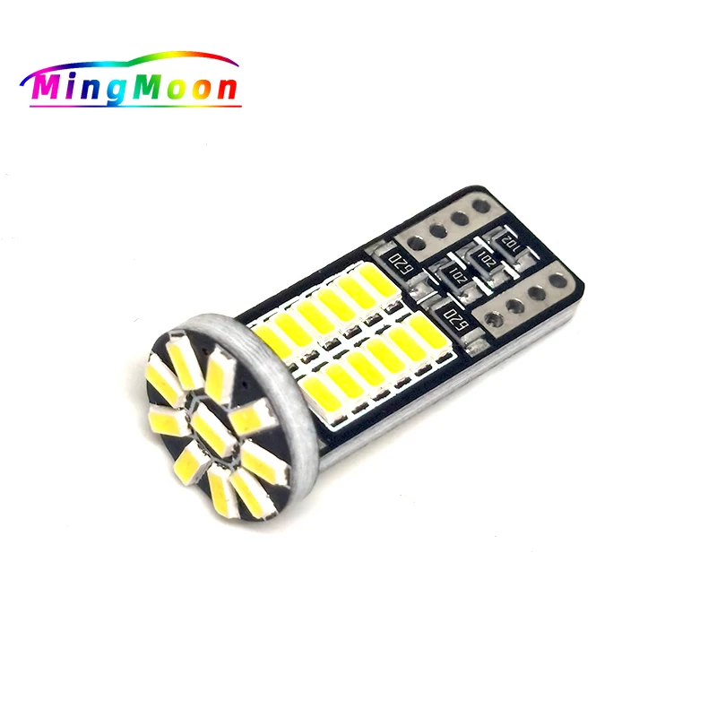 LED �� ���� ����, ���� ����, �ڵ� ��ȣ ����, ��� LED ����, ĵ���� 3014, 34SMD, 12V, 6000K, 194 168, W5W, T10, 100 ��