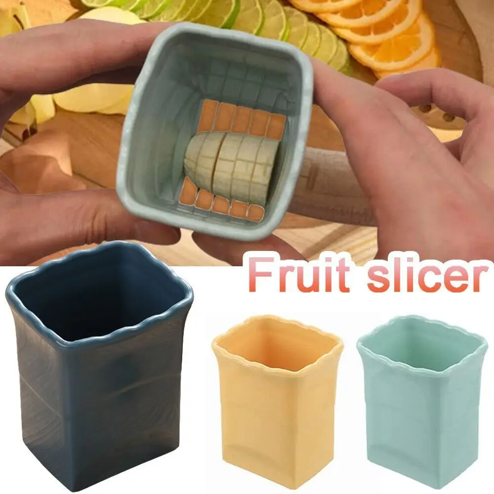 Fruit slicer cup 😍🥝🍓🍌link in my bio to shop @enjoy_e_a_t 💞💞 ✨ ✨ By  @kellie_atkinson 💞💞#asmr #fruit #fruitslicer #fruitchopper #chopper…