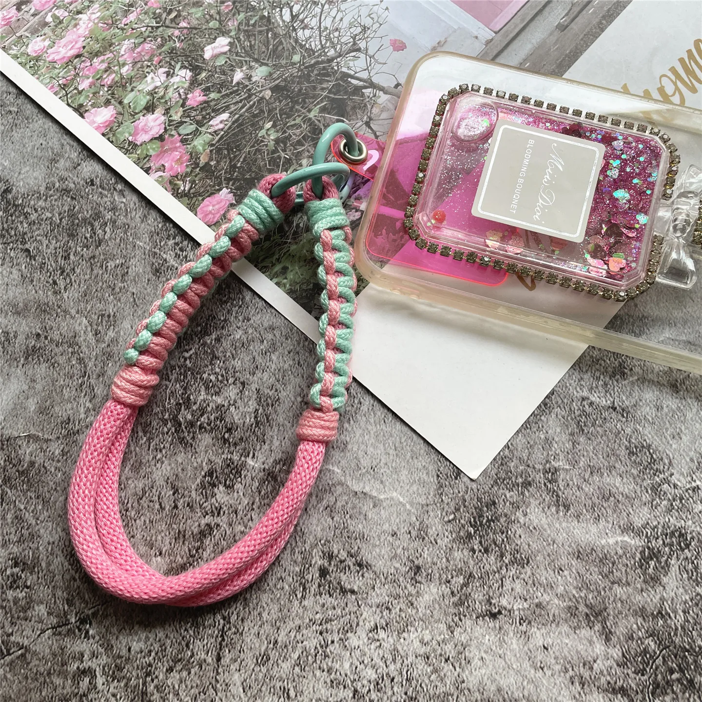 Cotton Wrist Strap Lanyard for Phone Accessories – Soft, Decorative Hanging Cord