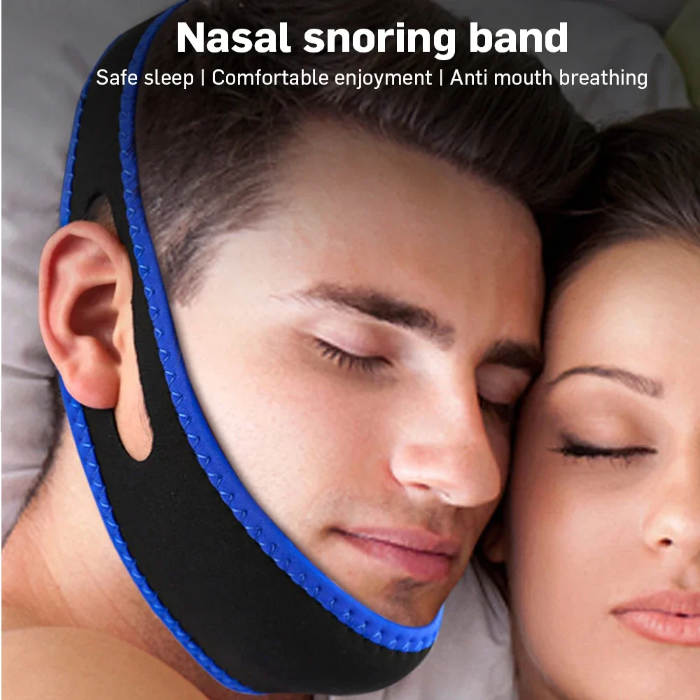 1PCAntiSnoringChinStrapsFaceLiftingBeltAdjustableBreathable