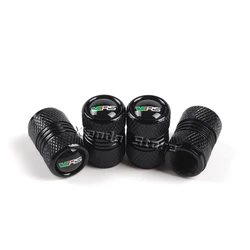 Sleek Car Tire Valve Caps - Premium Stem Covers (Black)