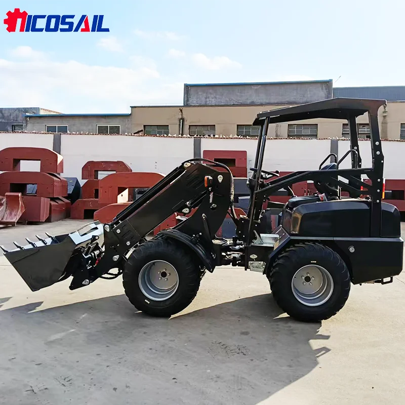 China Mini Teleskop-Radlader KZL918 CE EPA4 Euro5 Preis Schaufelkapazität 800 kg Hydrostatisches System Allradantrieb Preis
