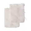 Natural Reusable Portable Food Packing Bags Unbleached Cotton Pouch Muslin Bag Sachet Bag Drawstring Bags 2
