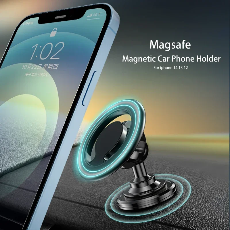 Supporto magnetico per telefono cellulare per iPhone 16 15 Adattatore per montaggio su treppiede per smartphone Samsung per supporto per selfie stick per custodia MagSafe  44
