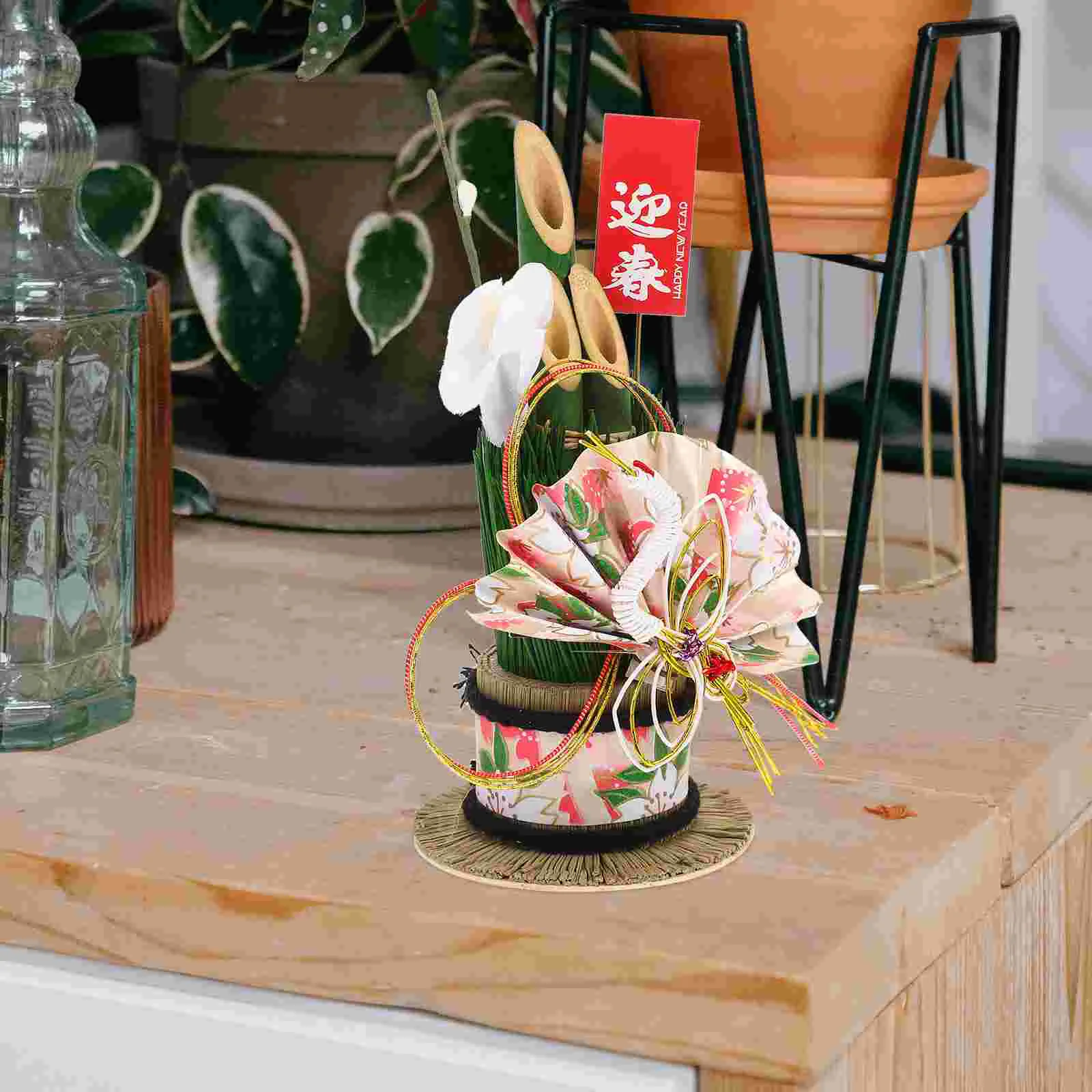 Bamboo Material Door Pine Decor Japanese Style Sushi Restaurant nament Home Adornment Wind Chime Hanging Decor japanese party 2