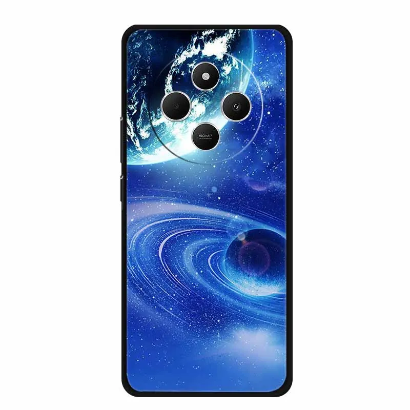 Sleek Black Silicone Shockproof Phone Case - Soft Protective Back Cover