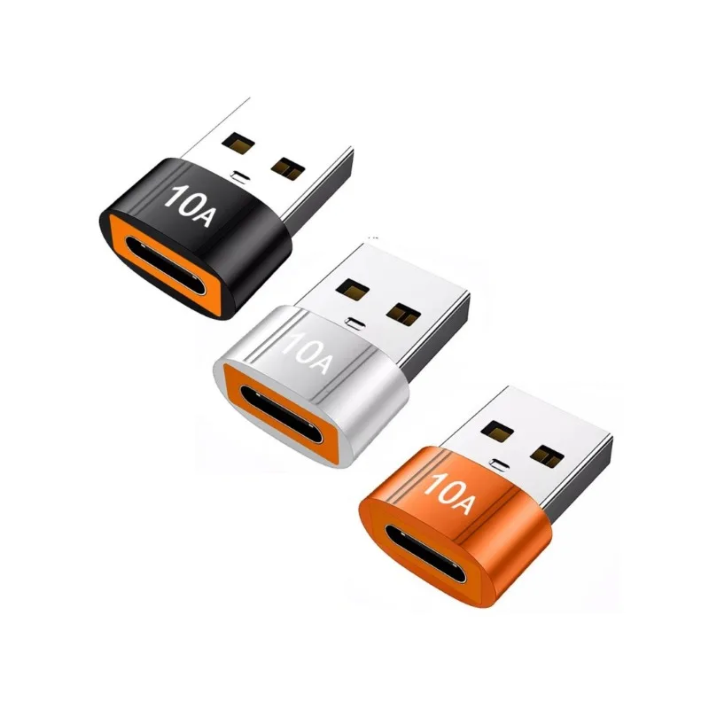 

10A OTG USB 3.0 To Type C Adapter USB C Male To USB Female Converter Fast Charging OTG For Macbook Laptop Xiaomi Samsung
