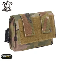 SINAIRSOFT Tactical FAST Helmet Utility Pouch Removable Rear Pouch NVG Counterweight Battery Pouch For Clothing Accessories 1