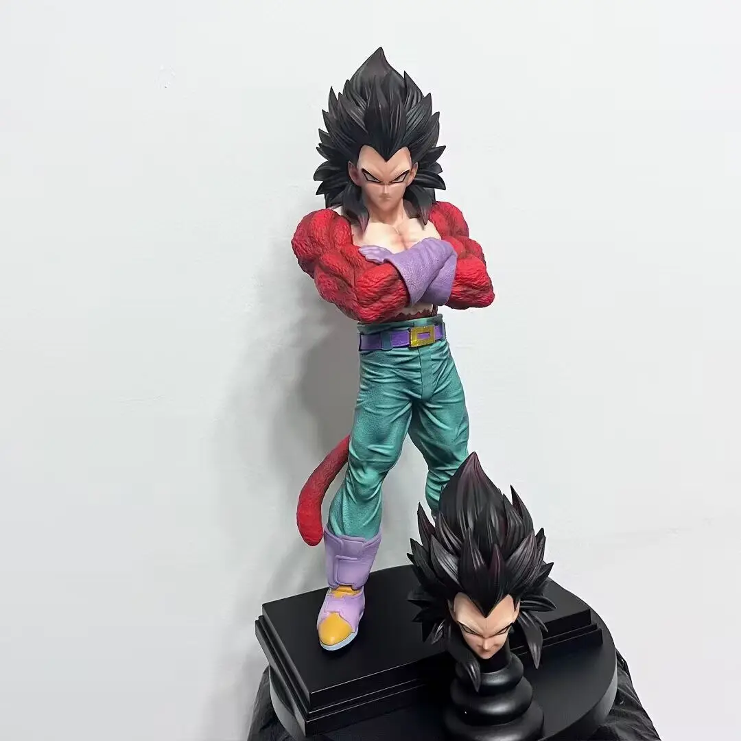 thumbnail image 1 of Anime Dragon Ball Z Super Saiyan 4 Son Goku Vegeta Battle Ver. PVC Action Figure DBZ Statue Collection Model Kids Toys Doll, 1 of 4