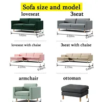 CRIUSJA Couch Cover for LANDSKRONA Sofa Covers 1