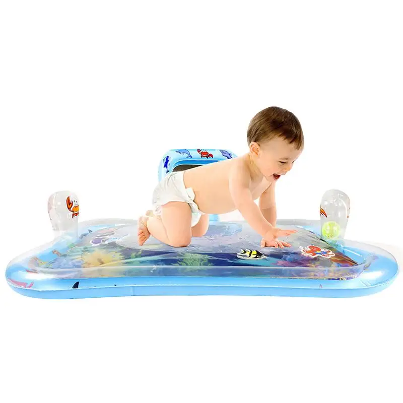 

Water Play Mat PVC Play Mat For Boys Girls Infants Inflatable Baby Water Mat For Baby Boy Girl PVC Infants Toddlers Fun Toys