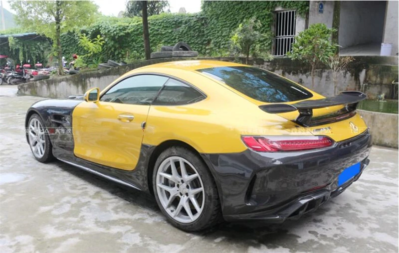 For Mercedes Benz AMG GT GTS GTC 2015-2023 Real Carbon Fiber Spoiler REAR WING TRUNK LIP SPOILERS High Quality GTR Splitters 42 - Racext For Mercedes Benz AMG GT GTS GTC 2015-2023 Real Carbon Fiber Spoiler REAR WING TRUNK LIP SPOILERS High Quality GTR Splitters - - Racext 41