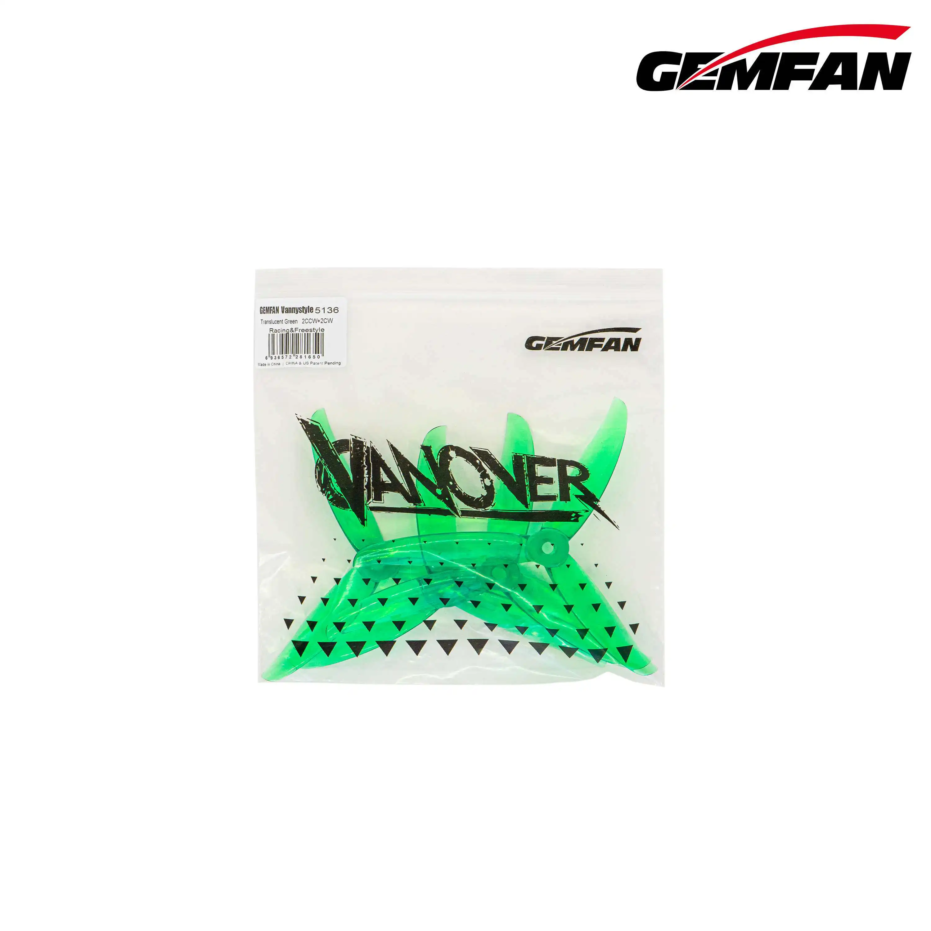 Hélices FPV 5.15 pouces PC 4.3g M5 pour drone 2207