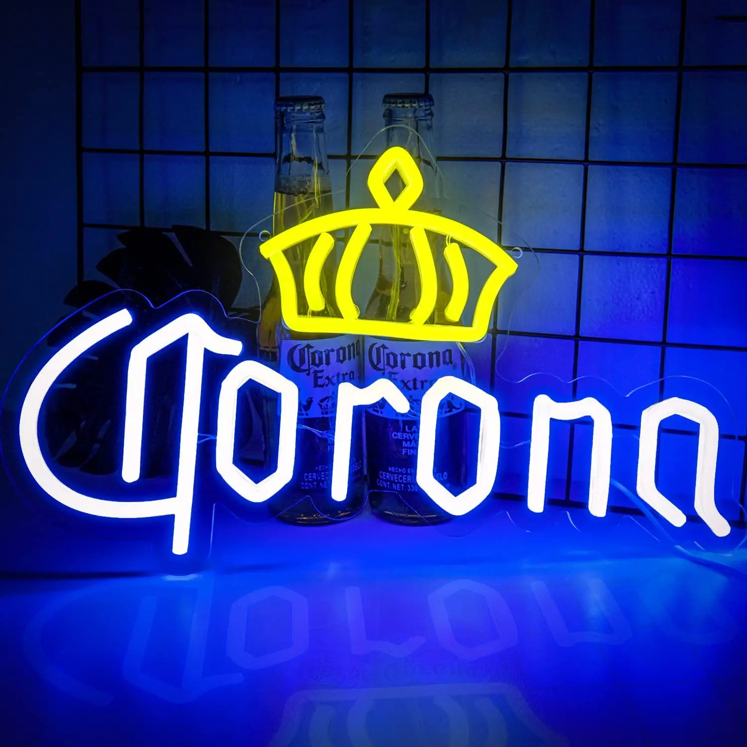 

Bar Neon Sign USB Powered for Room Decor, Beer LED Neon Light Dimmable Night Light for Bar Restaurant Man Cave Wall Art Birthday