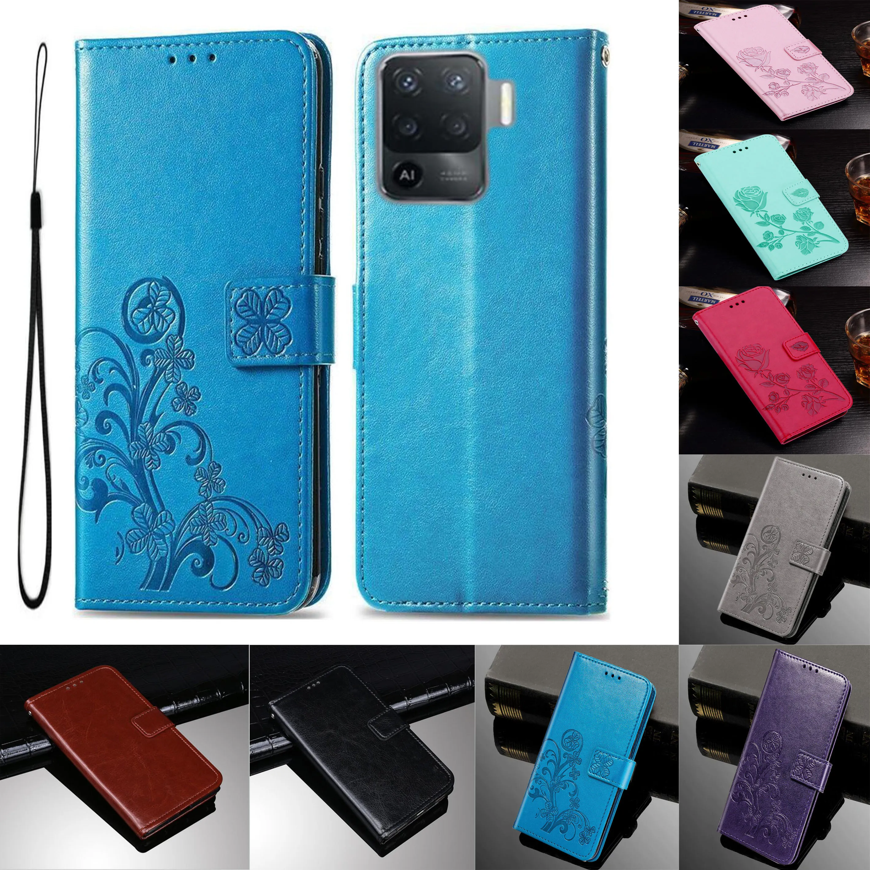 Premium PU Leather Wallet Flip Case – Luxury Protective Cover Bag