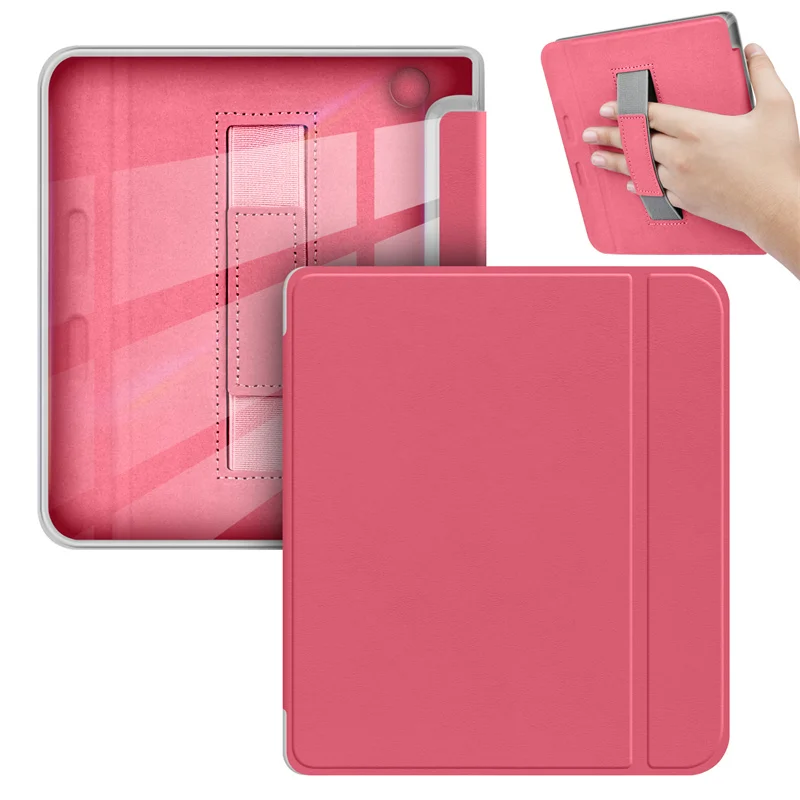 Clear Soft TPU Smart Case for Kobo Libra - Hand-held Acrylic Back Shell for 7-Inch eReader