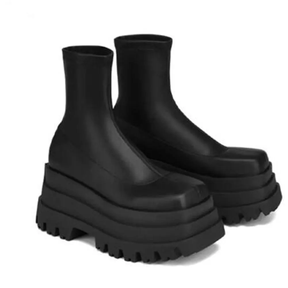 Women Ankle Boot Gothic Style Cool Women Triple Bottom  Boot 2023 Brand New Street Women Platform Sandals Shoes Big Size 42