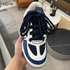 High-End Design 54 Top Version Men's Sneakers Color Matching Letters Thick Soled Women's Casual Mesh Breathable Board Shoes 2