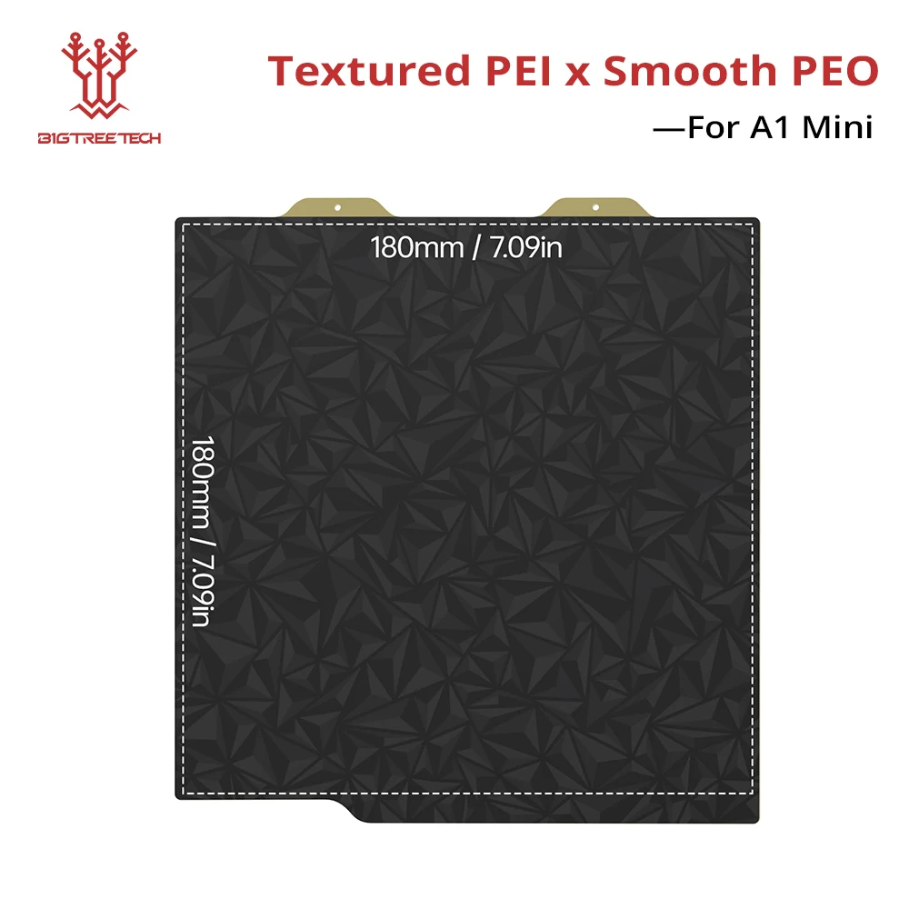 BIGTREETECH Double-Sided PEI PEO 3D Printer Build Plate – 256mm x 180mm