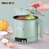 Multifunction Electric Rice Cooker Dormitory Mini Electric Hot Pot Intelligent Electric Cooking Machine Non-stick Pan 1-2 People 1