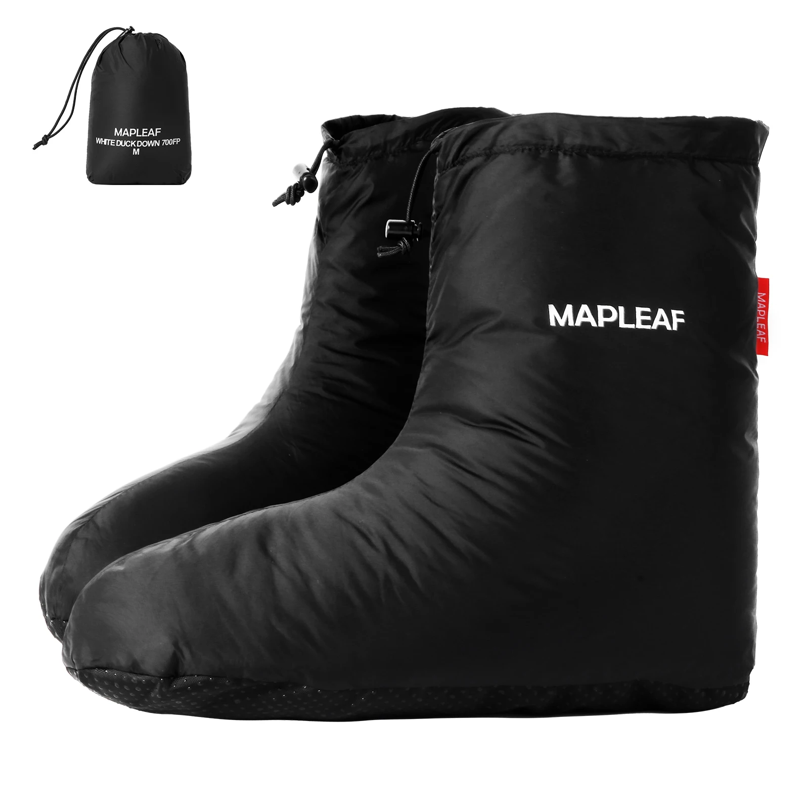 mapleaf Duck Down Socks down filled slipper boots Sleeping Bag Accessories Slippers Camping Outdoor Soft Sock Unisex Warm Water Resistant Lightweigtt