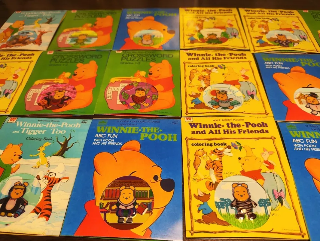 Vintage Pooh Winnie The Pooh E Tutti I Suoi Amici Frigorifero Frigorifero Collezione Di Magneti Produzione Nel 2006 30 Pezzi