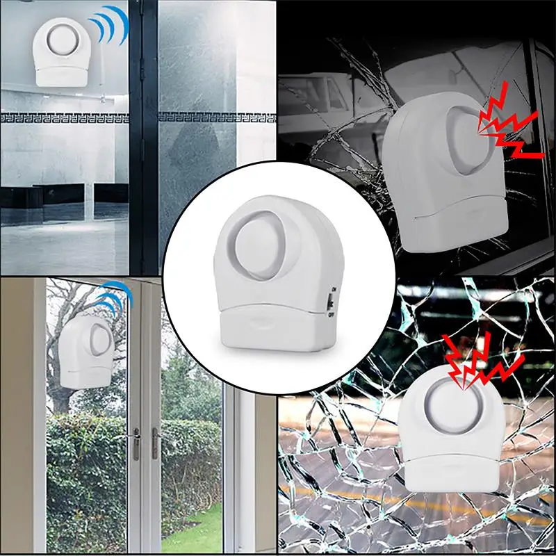 New door and window vibration sensor alarm glass breakage trigger alarm