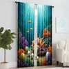 2pc, Drapes Pearl Shell Coral Protecting Privacy Birthday Party for Multipurpose Various Event Decoration 2