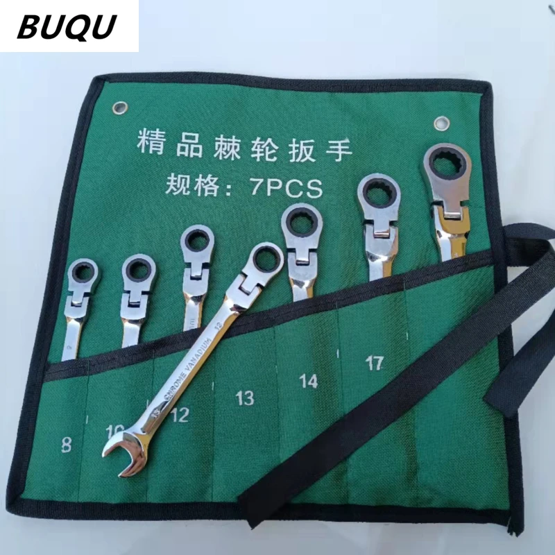 BUQU Key Wrench Set,Car Repair Set Wrenches,Universal Key Ratchet Spanners,Wrench Sets,Hand Tools,Ratchet wrench Set
