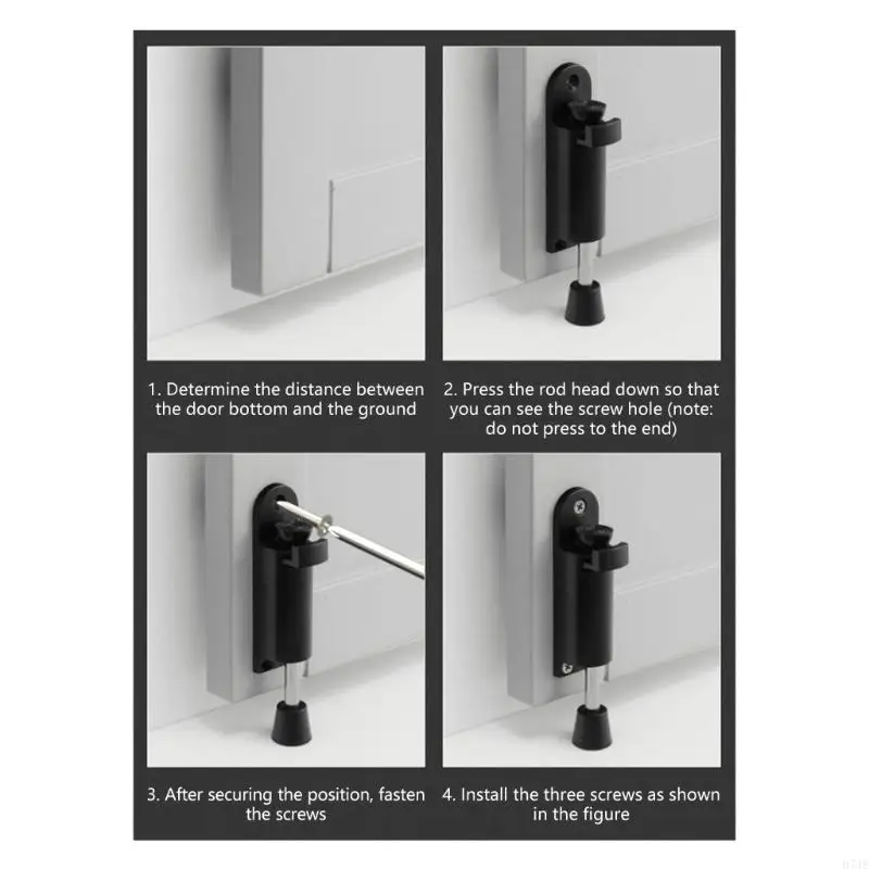 Multipurpose Door Stoppers Holders for Bathrooms And Offices Supplies 2 Pack 203F