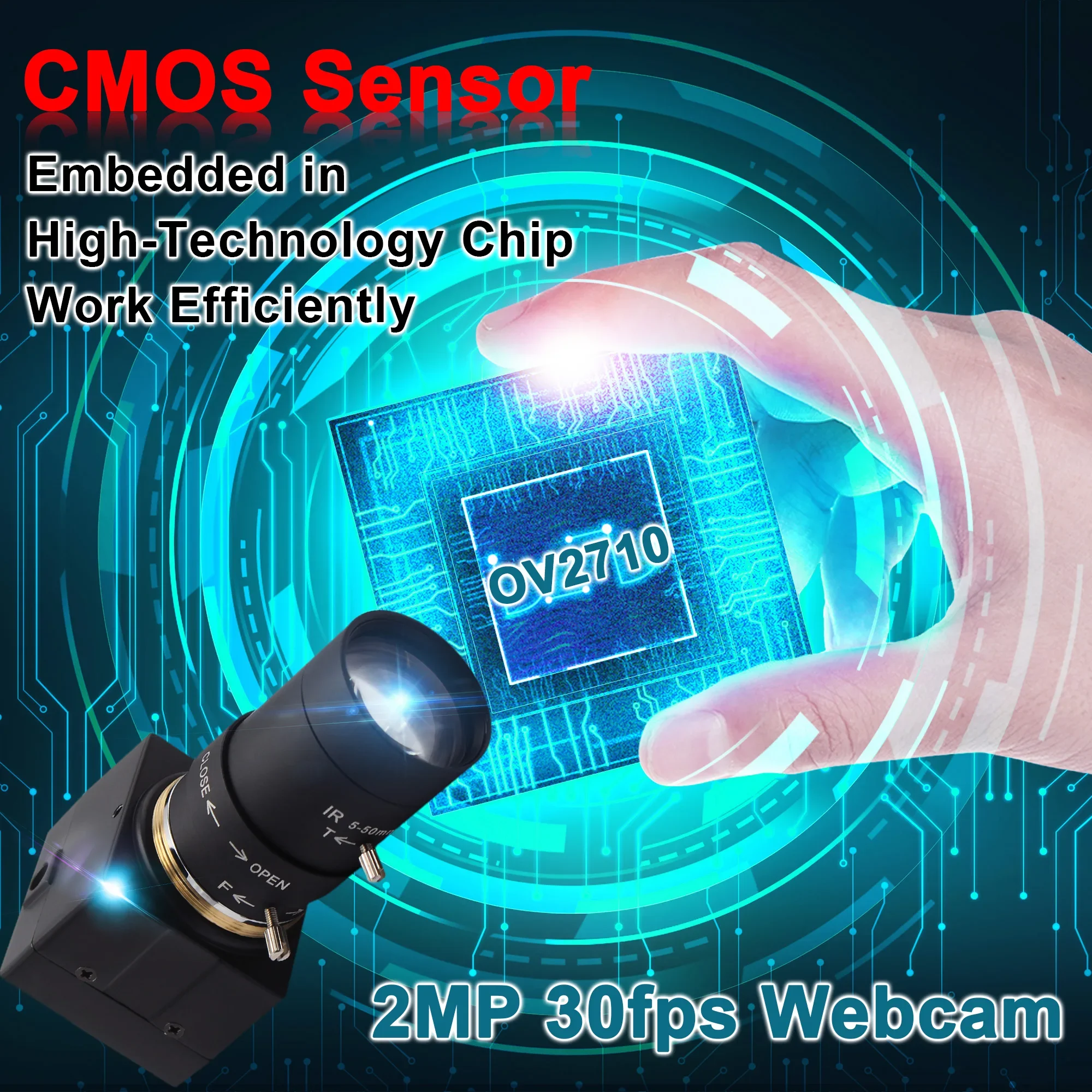 ELP 2 MP USB Camera 1080P 30fps 720P 60fps 480P 120fps Manual Focus Webcam for Windows Android Linux Mac PC Laptop