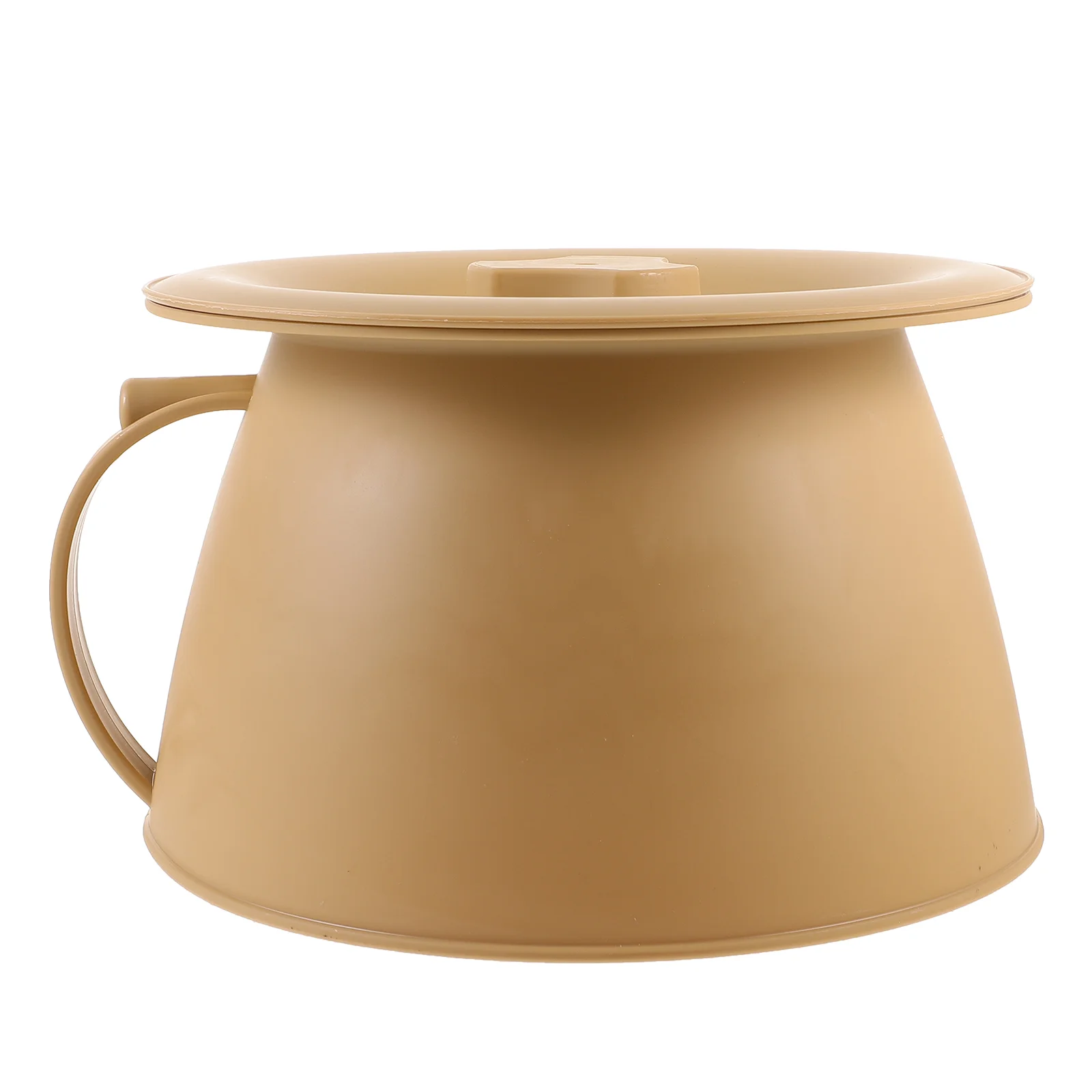 

Plastic Bedpan Bedside Urinal Bottle Handle And Cover Urinal Toilet Night Urine Jug Urine Container Pot Adults Car Travel
