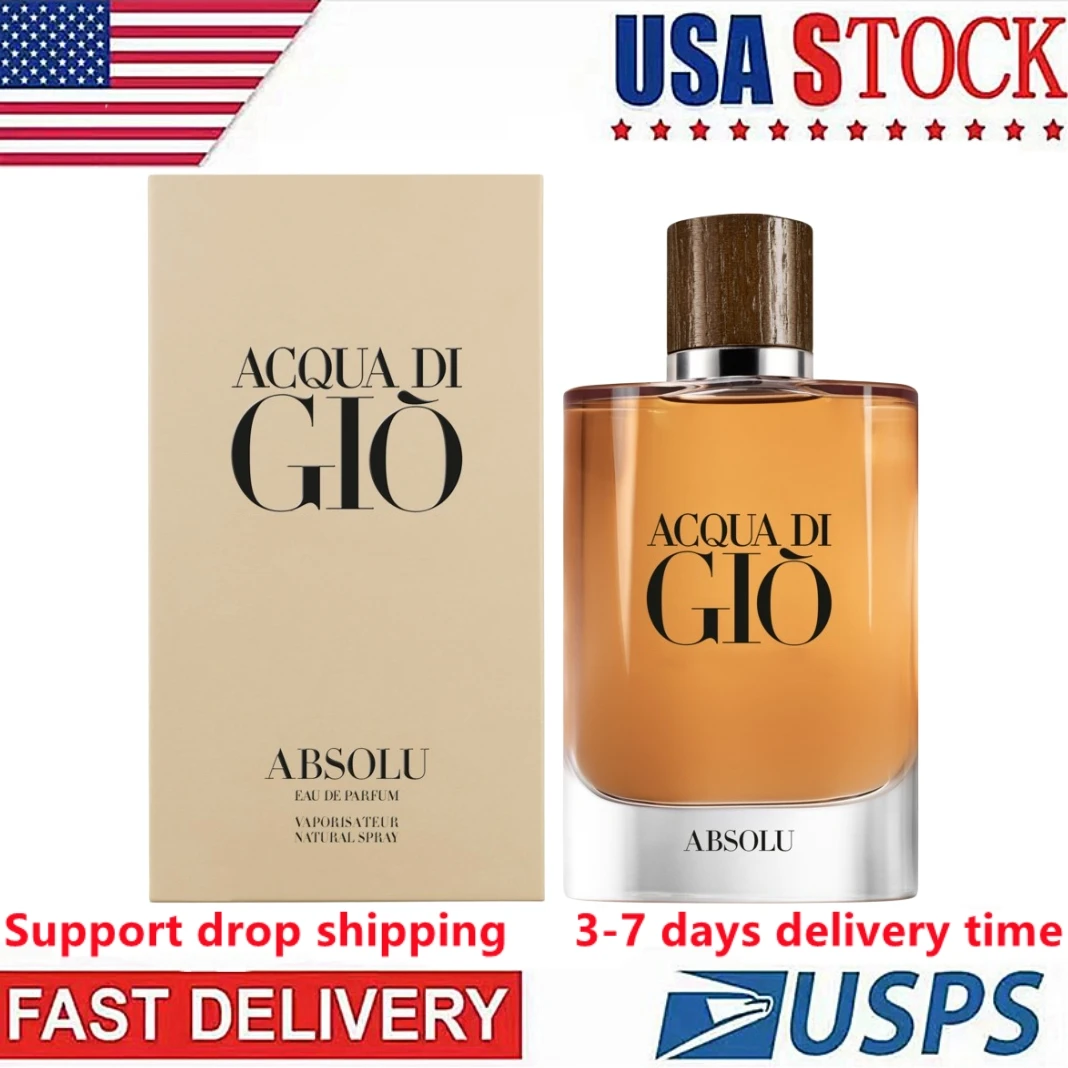 

3-7 Days Delivery Time in USA Men Spray Acqua Di Gio Absolu Yellow GIO Aromatherapy Spray Smell for Man