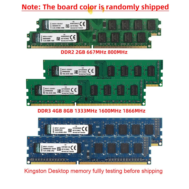 800MHz, 667MHz, PC3, DDR3, 4GB, 8GB, 1333MHz, 1600MHz, 1866MHz
