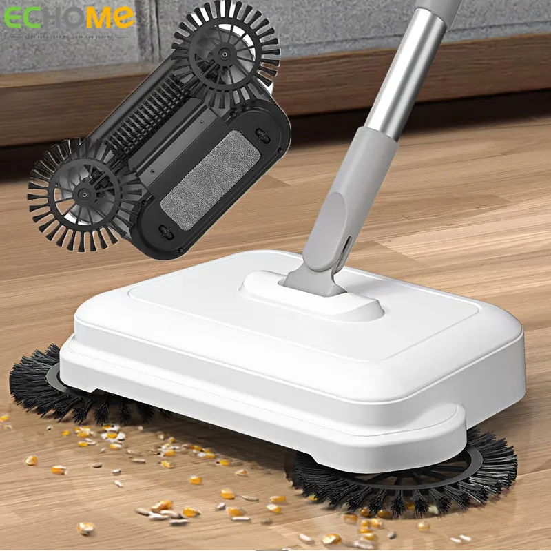 Robot aspirador inteligente con mango mágico para el hogar, escoba, fregona  para lavar suelos, alfombras, barredora de cocina, máquina, envío directo