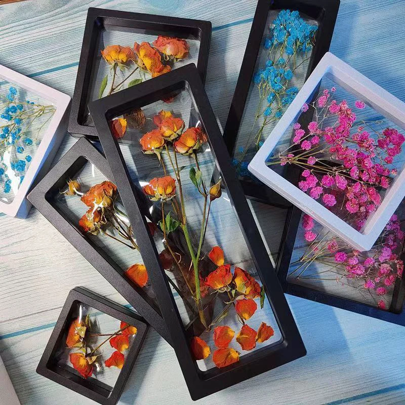 Three-dimensional Hollow Specimen Rack DIY Handmade Photo Frame Table Butterfly Insect Clay Dried Flower Preservation photo frame