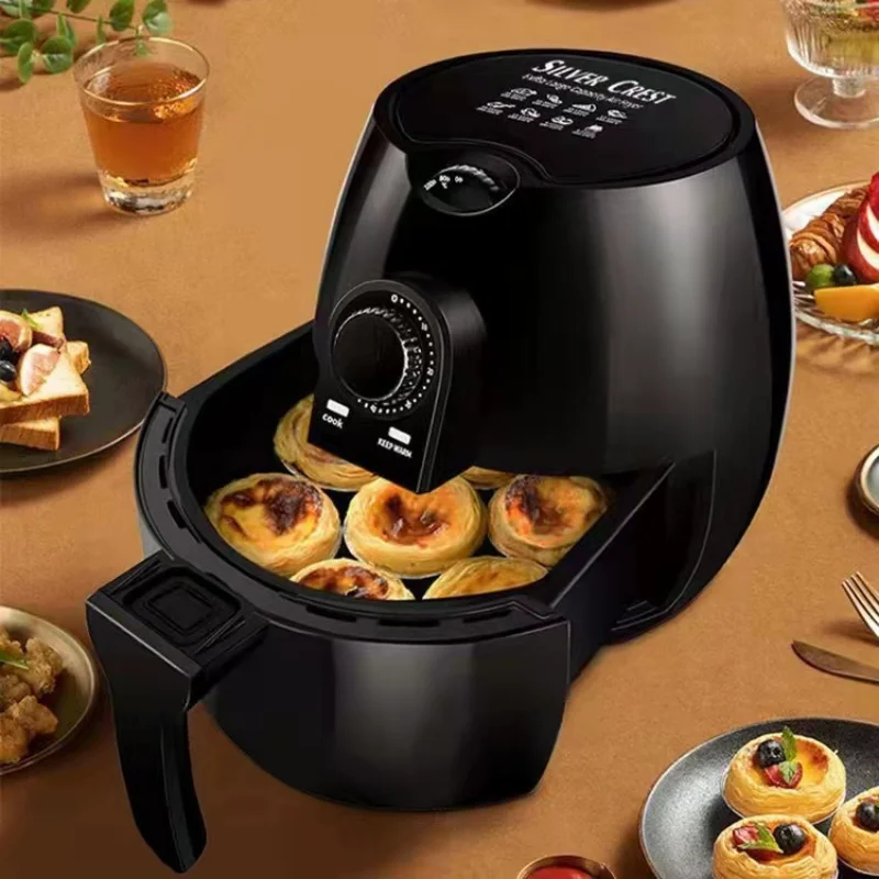5.8L Healthy Diet Weight Loss  Large Capacity Air Fryer French Fries, Electromechanical Oven No Oil Smoke Fried Chicken smart proscenic t21 air fryer hot air electric household large capacity 5 8l 8 preset menu touch button app timer terperature control for french fries dried beef steak
