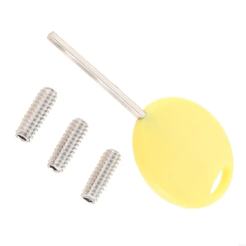 Universals Surfboard Fin Hexagon Key with Screws Surfing Board Surfboard Fin Key for Surfs Board Wakeboard Longboards