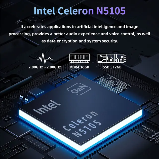 CRELANDER 4 in 1 Laptop 14 inch Touch Screen Celeron N5105 16GB Ram Windows 11 Tablet PC Notebook Computer For Student Business - Image 5