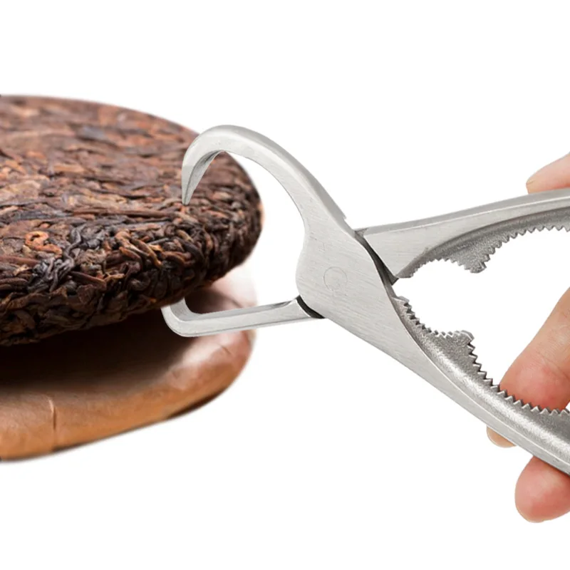 Stainless Steel Tea Knife Pliers Professional Ice Pick Tea Cake Pick Tool for Breaking Prying Brick for Kitchen Bars Bartender