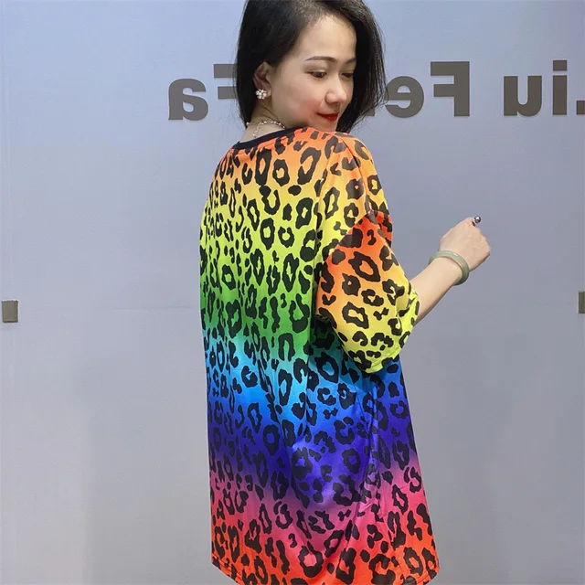 Leopard Print Oversized T-shirt 2