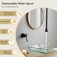 อ่างล้างหน้าแบบฝังฝ้าเพดานพร้อมก๊อกน้ำแบบหยดน้ำ ทำจากทองแดงทั้งชิ้น ใช้ได้ทั้งน้ำร้อนและน้ำเย็น เหมาะสำหรับห้องครัวและห้องน้ำ 2