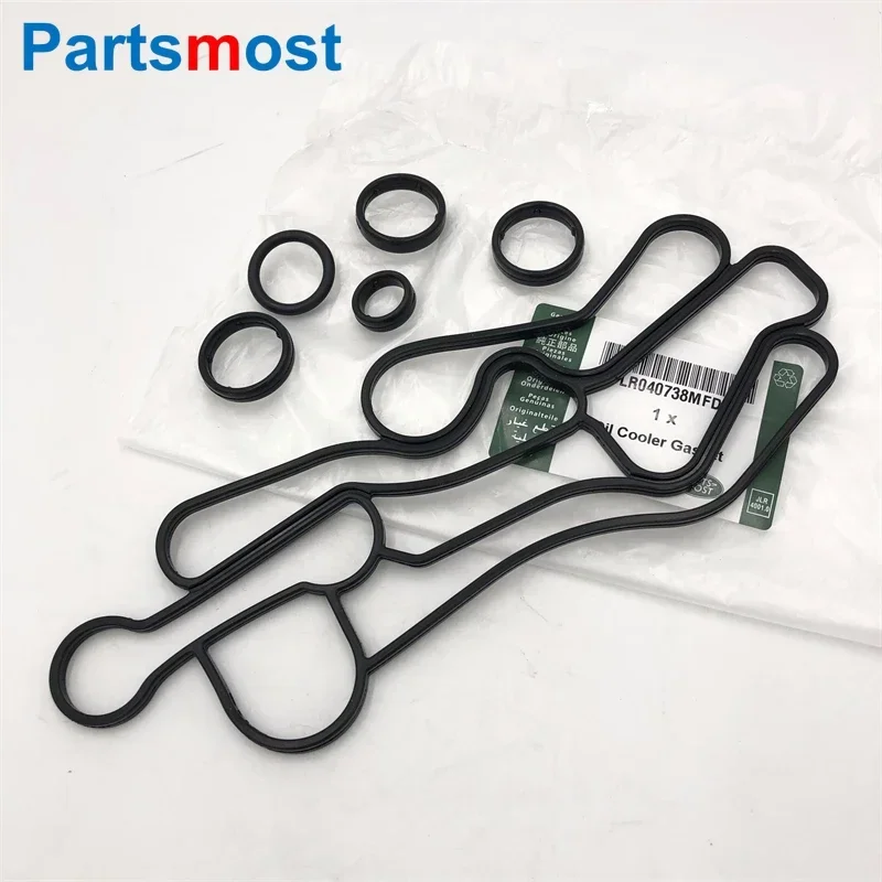 O'RING GASKET SET OIL COOLER LR013149 LR040738 LR061969 oil cooler kit oil cooler gasket for LAND ROVER DISCOVERY 4 RANGE ROVER SPORT 3.0 V6 LR013151 161 162
