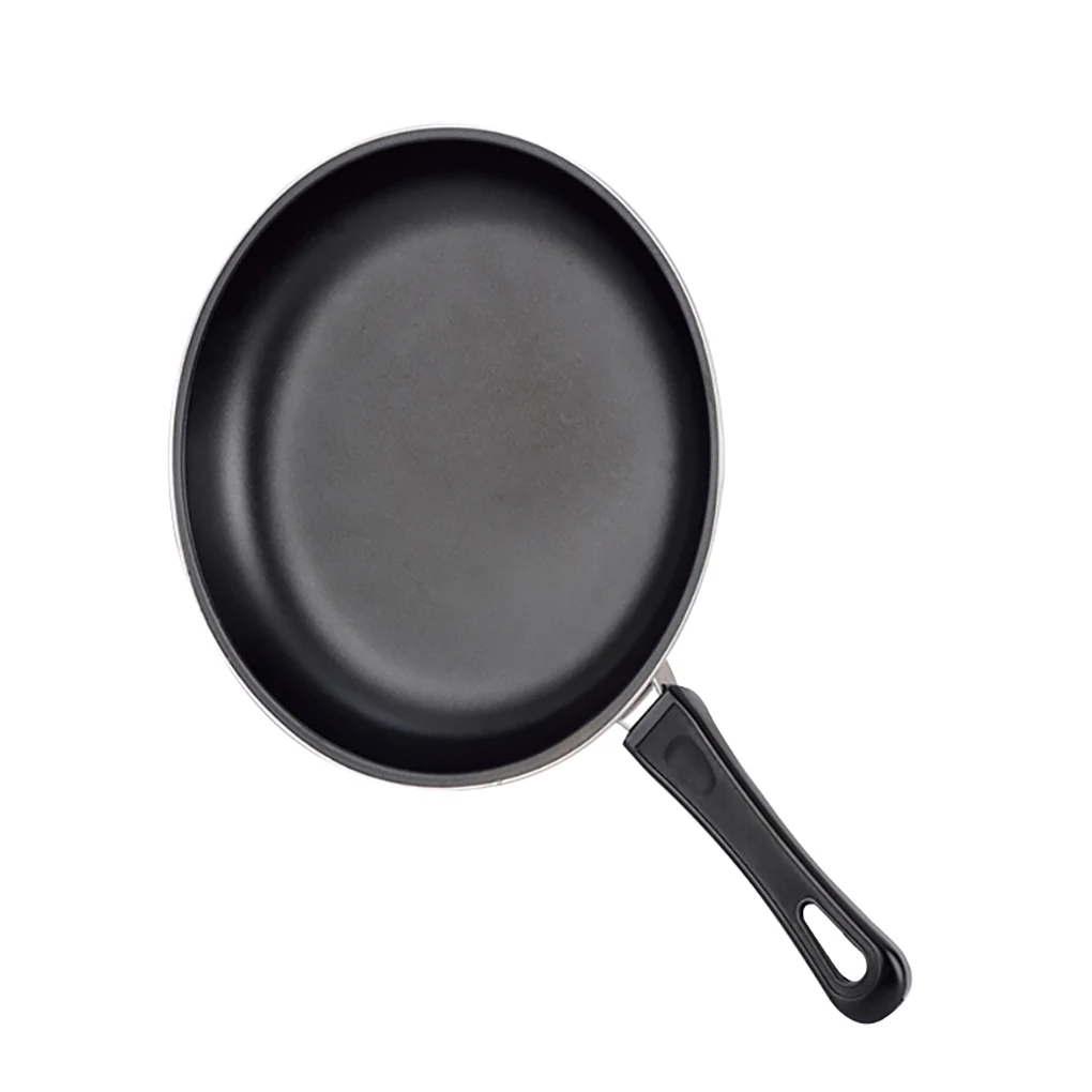 Frying Pan Non-stick Mini Thick Steak Flat Pan Iron Pancake Egg Fryer Kitchen Cookware, 20cm