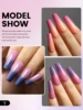 YOKEFELLOW Thermal Gel Nail Polish Set 10ml 6Pcs Color Changing Temperature Soak Off UV LED Gel Varnish for Manicure Art DIY 4
